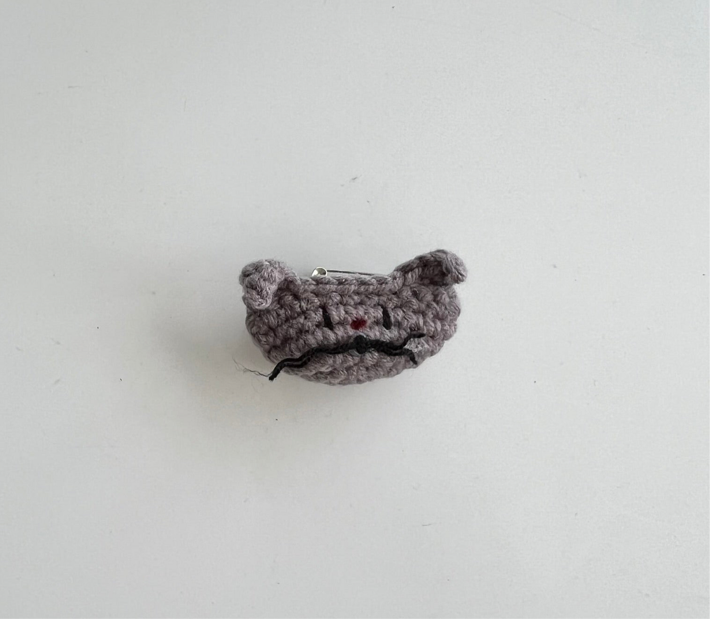 Whimsical Crochet Cat | Brooch
