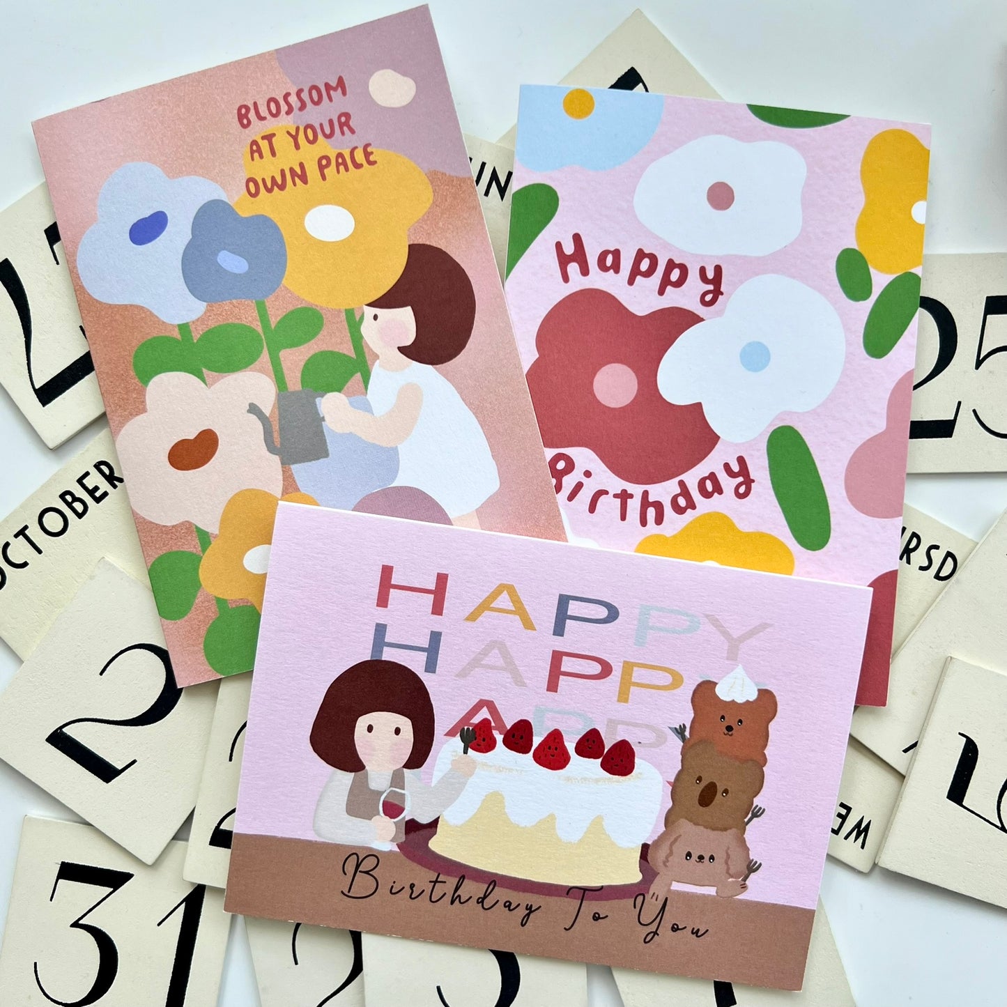 Blossom At Your Own Pace | Greeting Card