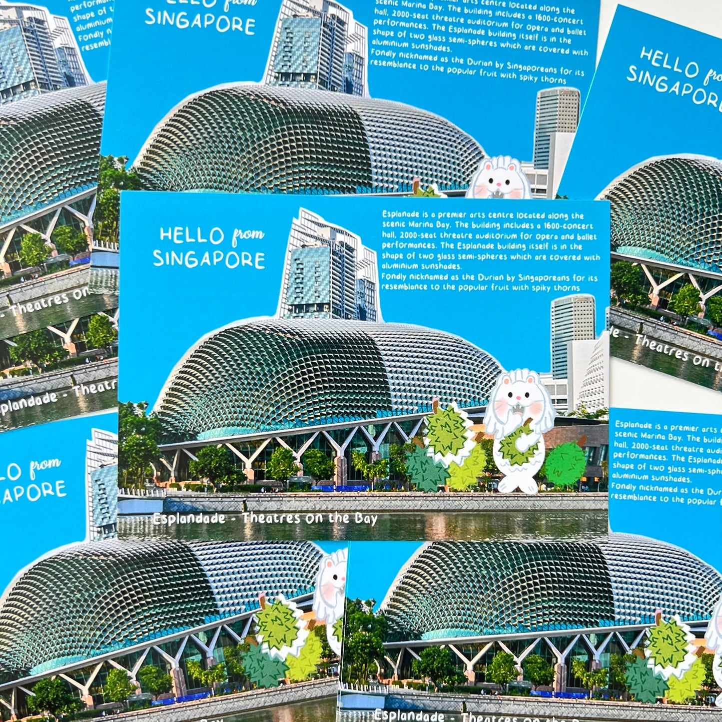 Merlion at Esplanade | Postcard