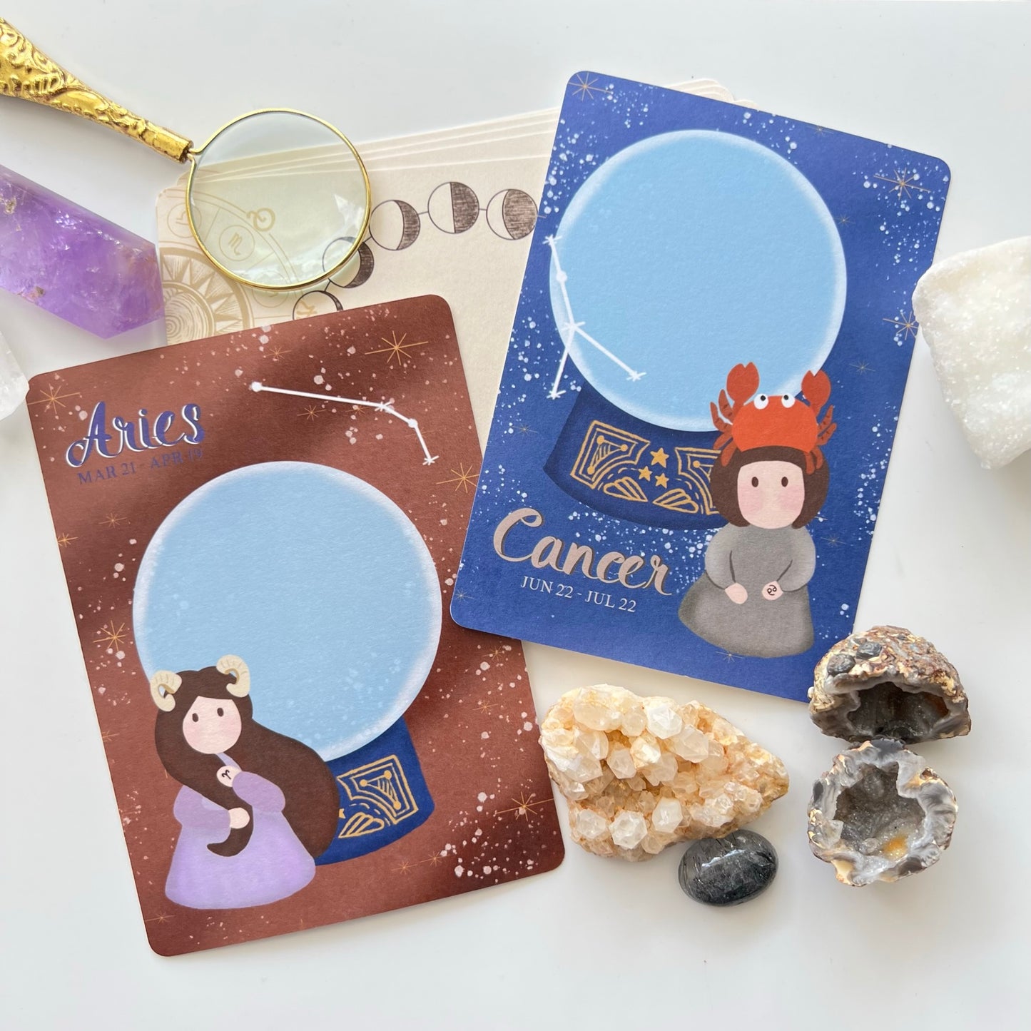 Horoscope Aries Taurus Gemini Cancer | Postcard / Maxicard