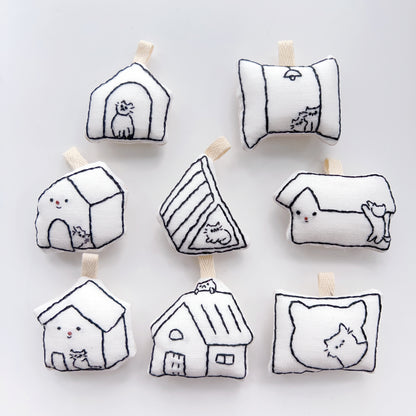 Cat House | Bag Charm / Keychain