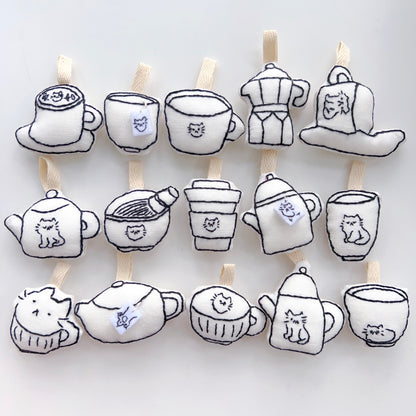 Cat Cafe | Bag Charm / Keychain