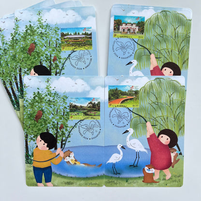 Singapore Jurong Lake Kite Flying | Postcard / Maxicard