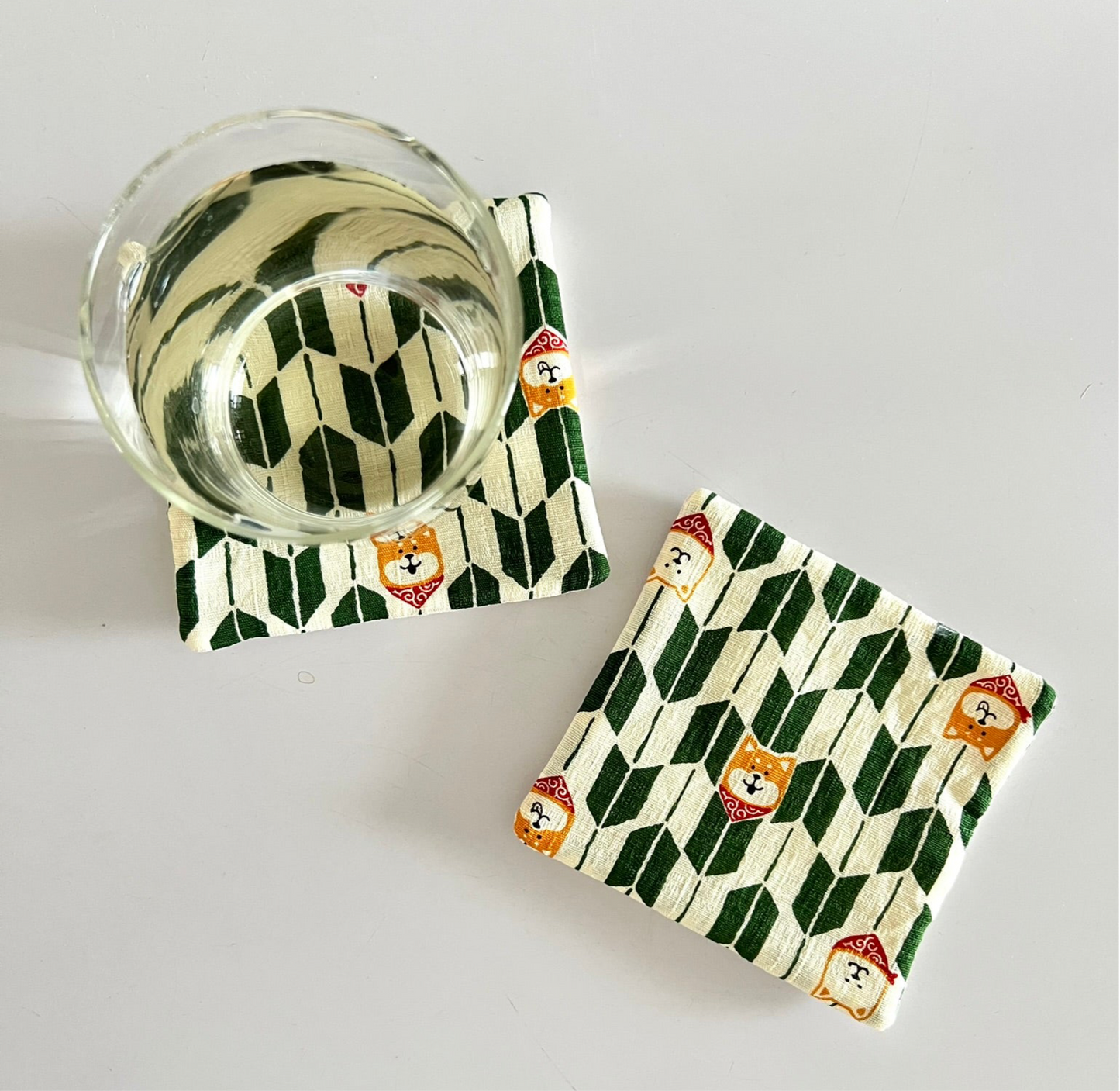 Shiba Fabric Coaster | Coaster