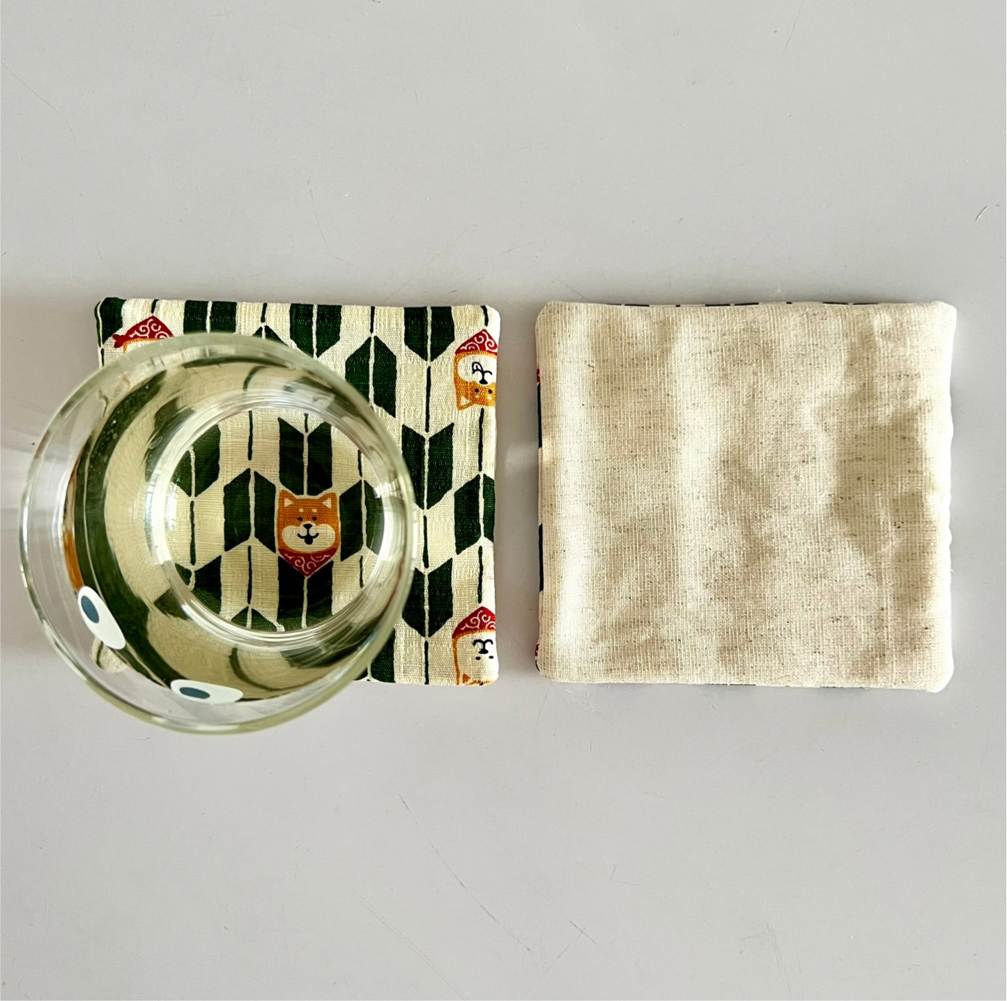 Shiba Fabric Coaster | Coaster