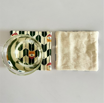Shiba Fabric Coaster | Coaster