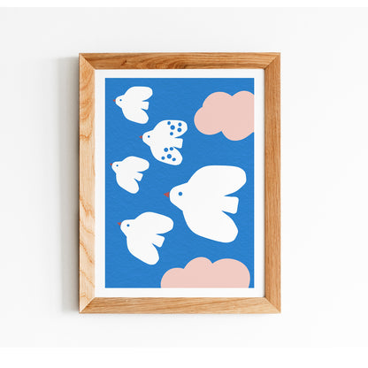 Blue Dove | Art Print