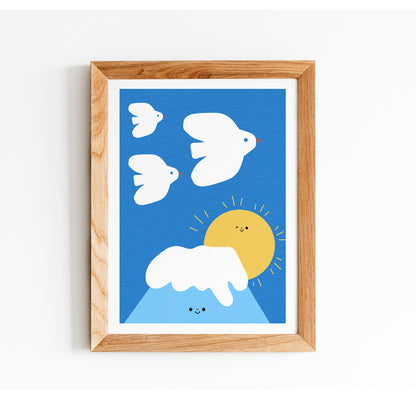 Blue Dove | Art Print