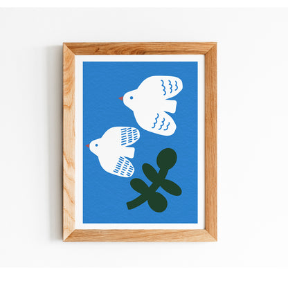 Blue Dove | Art Print