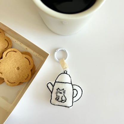 Cat Cafe | Bag Charm / Keychain