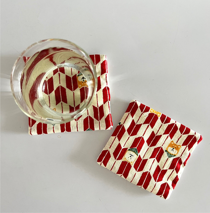 Shiba Fabric Coaster | Coaster