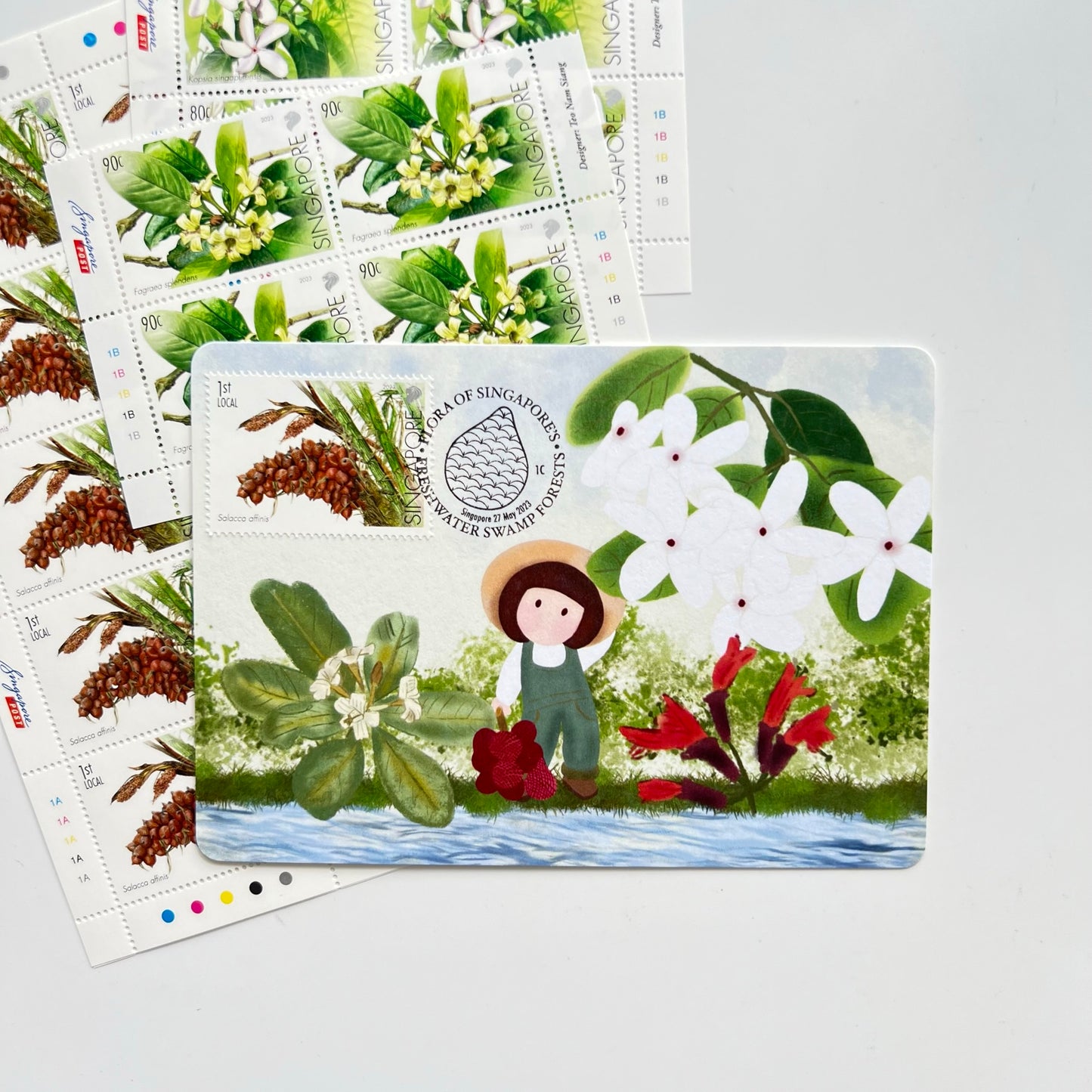 Flora of Singapore's Freshwater Swamp Forests | Postcard / Maxicard