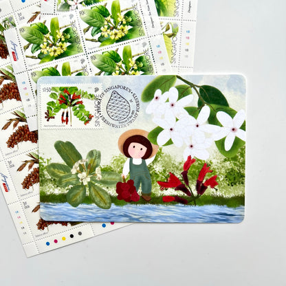 Flora of Singapore's Freshwater Swamp Forests | Postcard / Maxicard