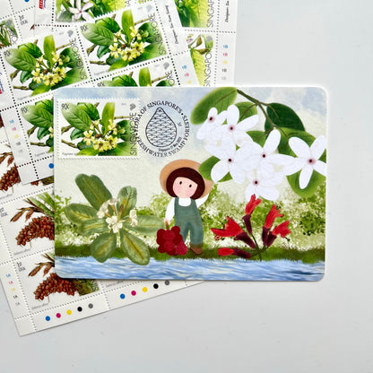 Flora of Singapore's Freshwater Swamp Forests | Postcard / Maxicard