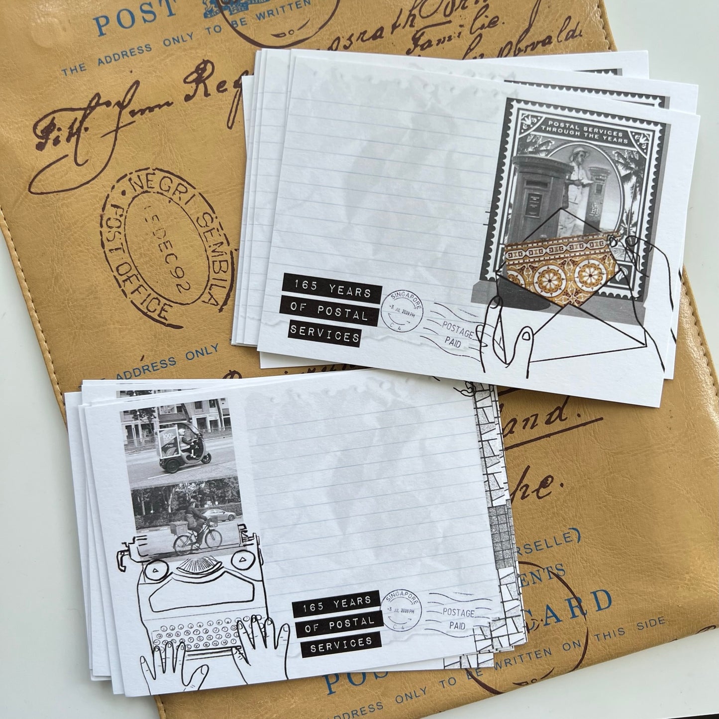 Singapore 165 Years of Postal Service | Postcard / Maxicard