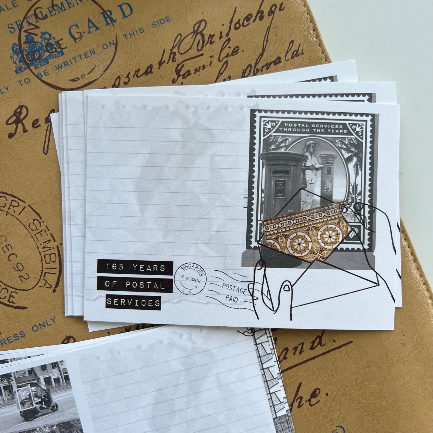 Singapore 165 Years of Postal Service | Postcard / Maxicard