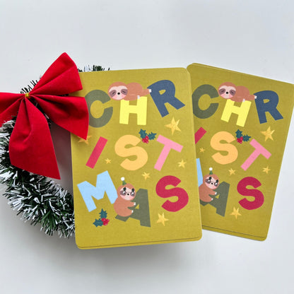 Merry Sloth Christmas | Postcard