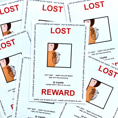 Lost And Found Human Organ Poster | Postcard