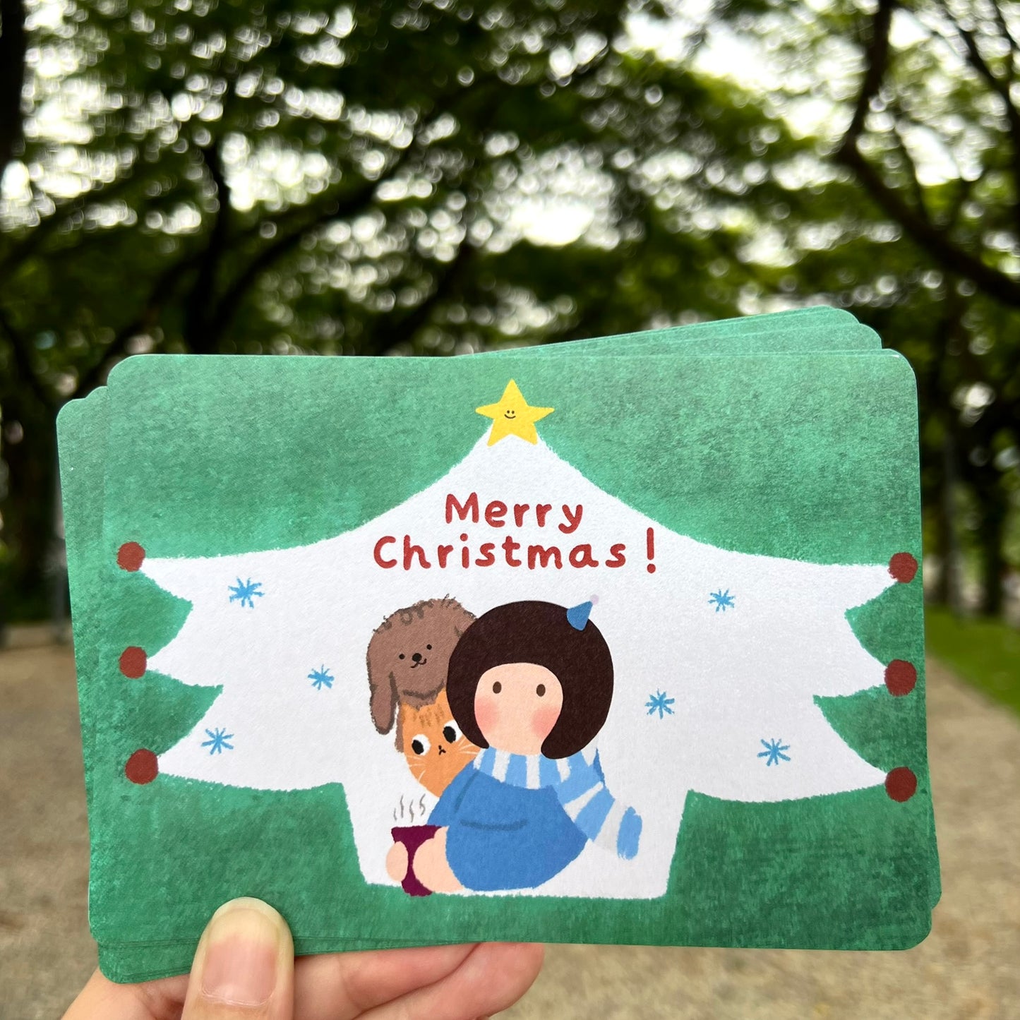 Cozy Christmas | Postcard