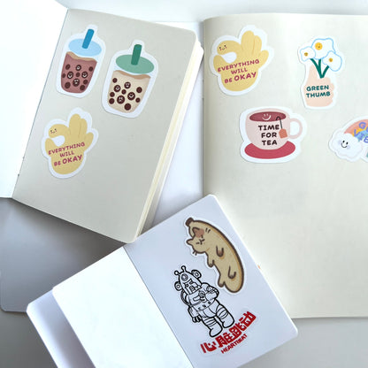 Reusable Sticker Collection Organizing Book - Essential Happiness (A5)