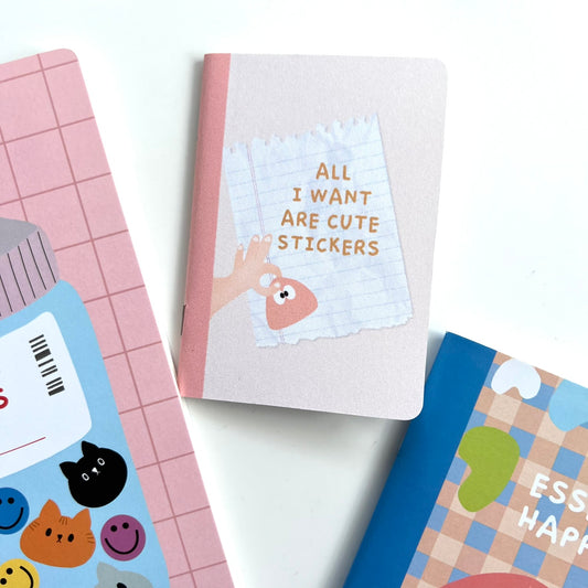 Reusable Sticker Collection Organizing Book (Mini)