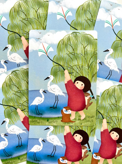 Singapore Jurong Lake Kite Flying | Postcard / Maxicard