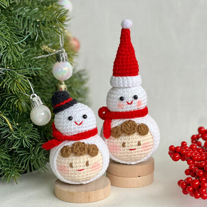 Festive Crochet Pals Collection | Bag Charm / Keychain / Display