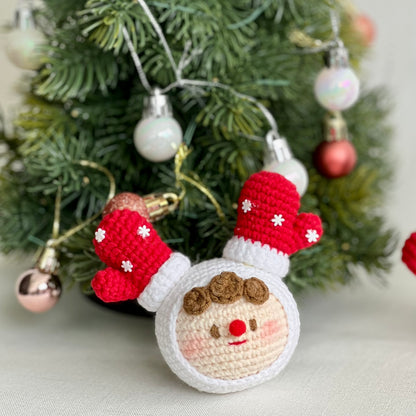 Festive Crochet Pals Collection | Bag Charm / Keychain / Display