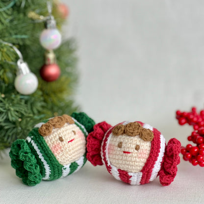 Festive Crochet Pals Collection | Bag Charm / Keychain / Display