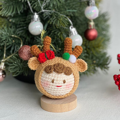 Festive Crochet Pals Collection | Bag Charm / Keychain / Display