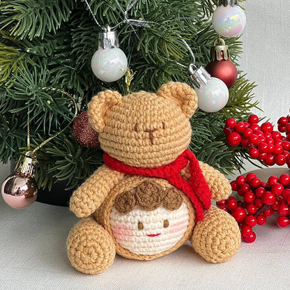 Festive Crochet Pals Collection | Bag Charm / Keychain / Display