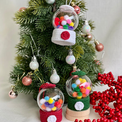 Gachapon Machine Pom Pom | Bag Charm / Key Chain / Display