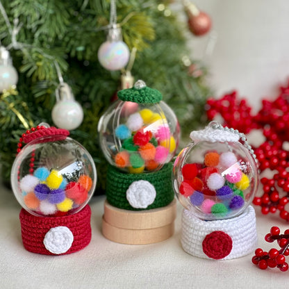 Gachapon Machine Pom Pom | Bag Charm / Key Chain / Display