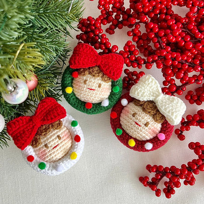 Festive Crochet Pals Collection | Bag Charm / Keychain / Display