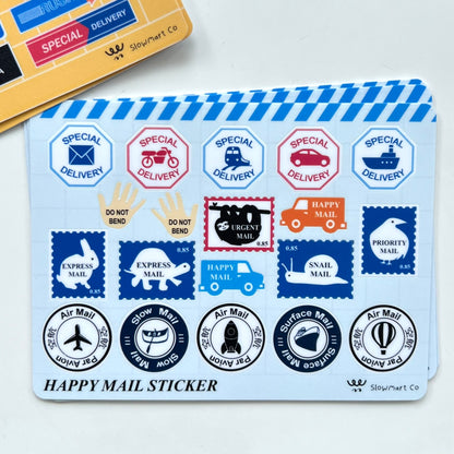 Happy Mail Airmail Sticker | Sticker Sheet