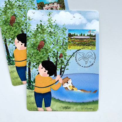 Singapore Jurong Lake Kite Flying | Postcard / Maxicard