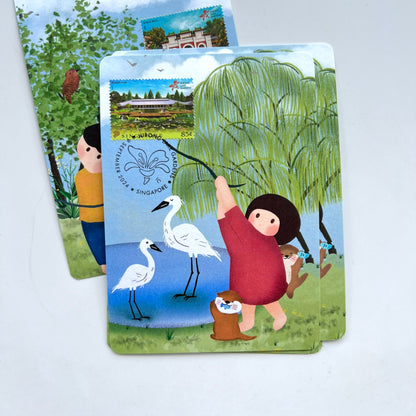 Singapore Jurong Lake Kite Flying | Postcard / Maxicard