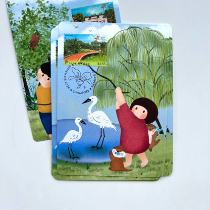 Singapore Jurong Lake Kite Flying | Postcard / Maxicard