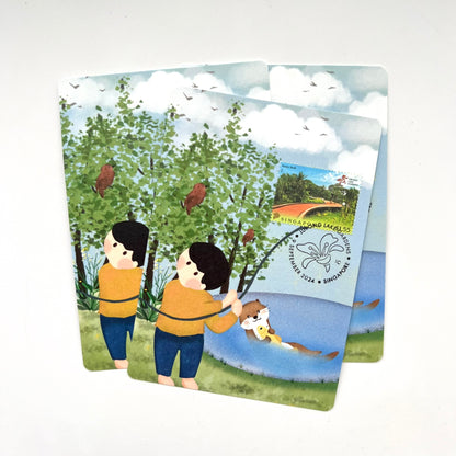 Singapore Jurong Lake Kite Flying | Postcard / Maxicard