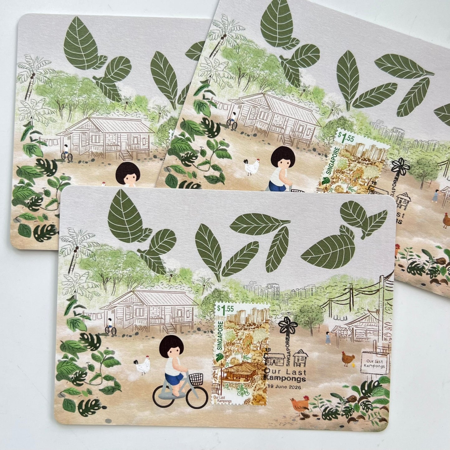 Our Last Kampongs | Postcard / Maxicard