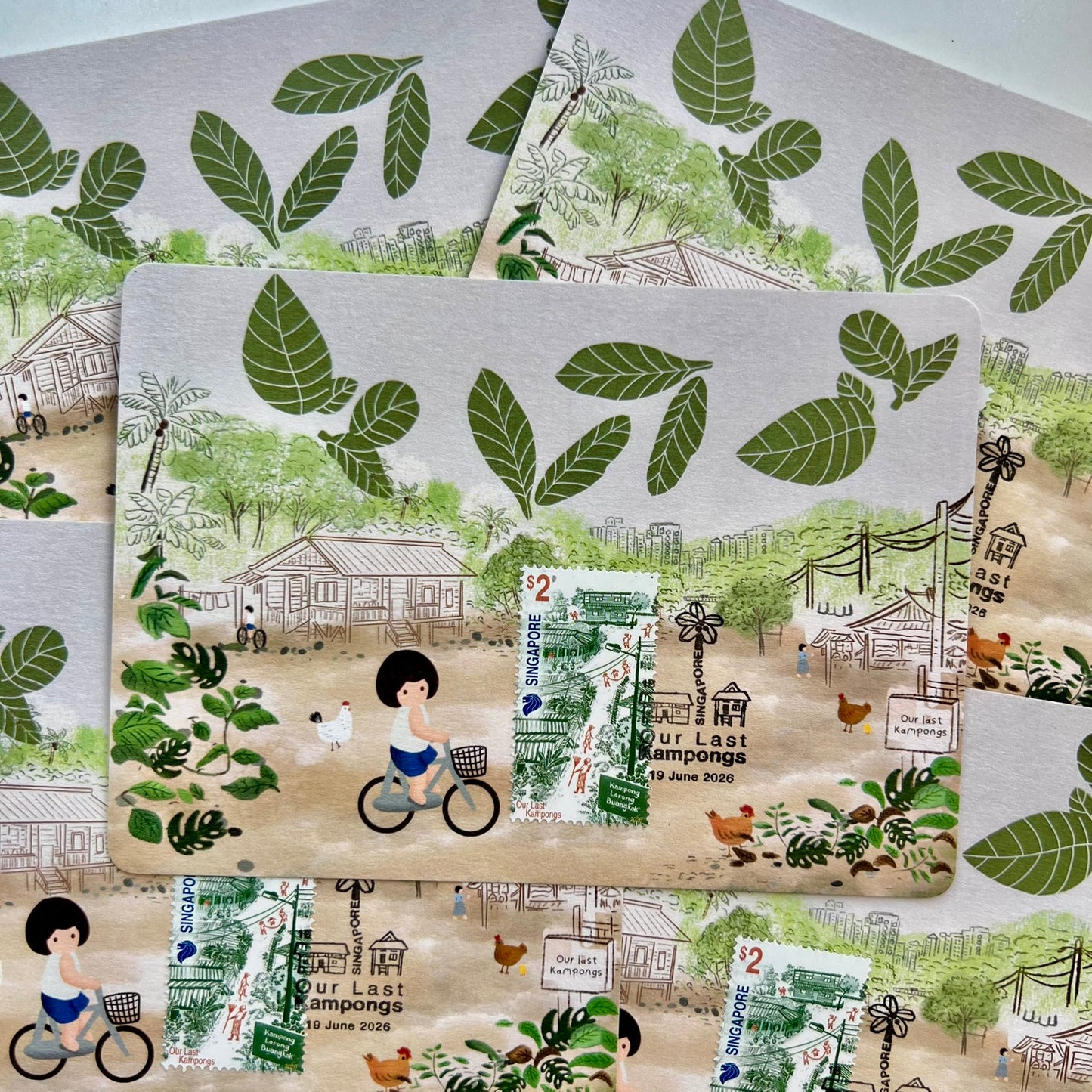 Our Last Kampongs | Postcard / Maxicard