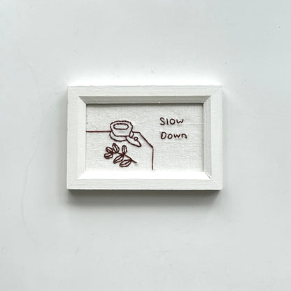 A Small Pause (White) | Frames