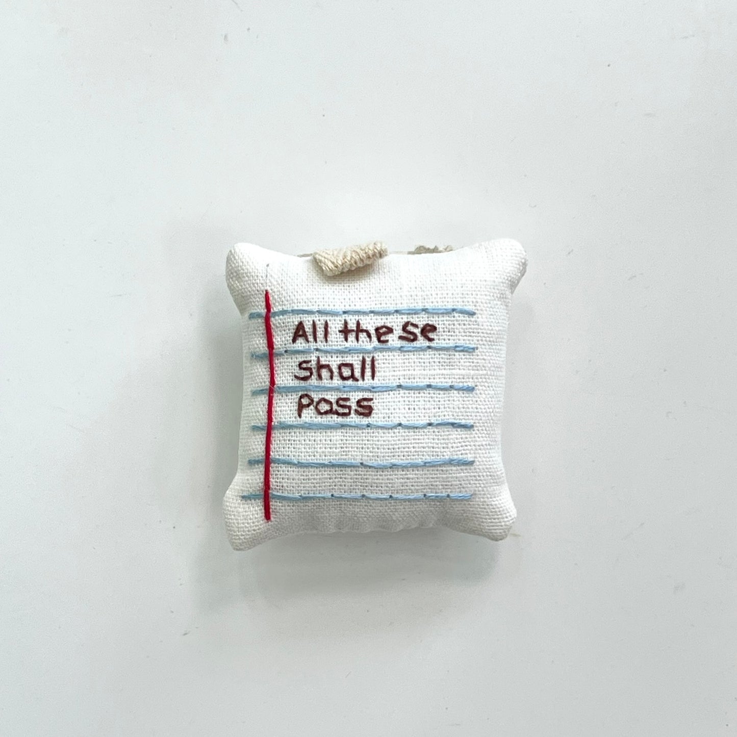 Pocket Note for Gentle Days (Small) | Bag Charm / Keychain