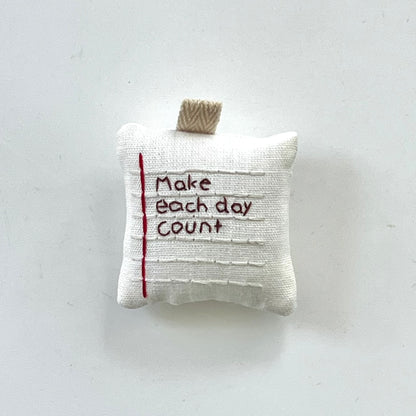 Pocket Note for Gentle Days (Small) | Bag Charm / Keychain
