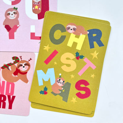 Merry Sloth Christmas | Postcard