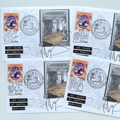 Singapore 165 Years of Postal Service | Postcard / Maxicard