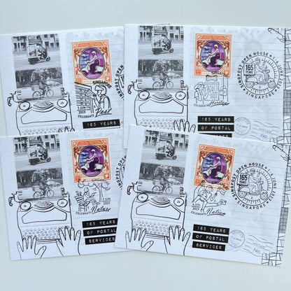 Singapore 165 Years of Postal Service | Postcard / Maxicard