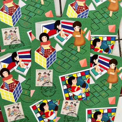 Childhood Hobbies | Postcard / Maxicard