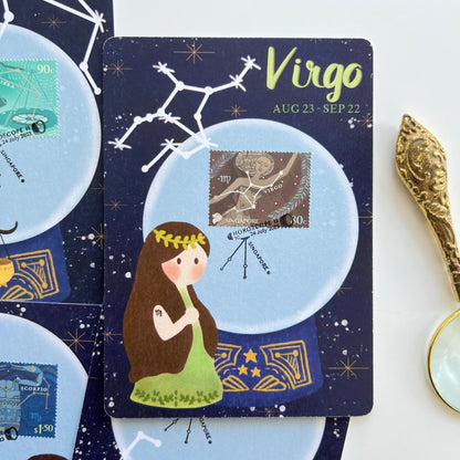 Horoscope Leo Virgo Libra Scorpio | Postcard / Maxicard