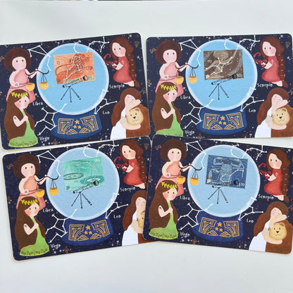 Horoscope Leo Virgo Libra Scorpio | Postcard / Maxicard